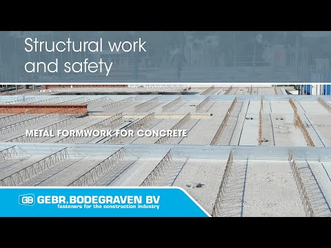 Metal formwork for concrete